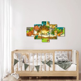 Obraz - Dinozaury (125x70 cm)