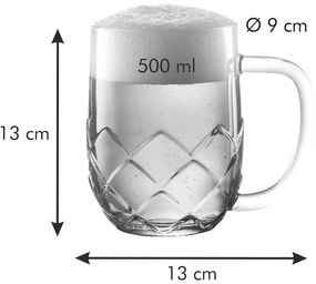 Tescoma Kufel na piwo myBEER Lupulus, 0,5 l, 0,5 l