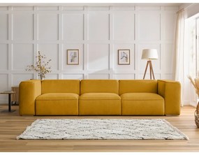 Sofa w kolorze ochry 345 cm Zephyr – Bobochic Paris