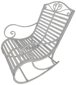 Biały metalowy fotel ogrodowy Tambo – Garden Pleasure