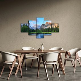 Obraz dzikiego górskiego krajobrazu (125x70 cm)