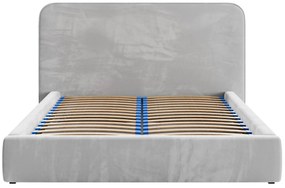 Łóżko tapicerowane z pojemnikiem i zagłówkiem 140x200 - 32 kolory F2-E65