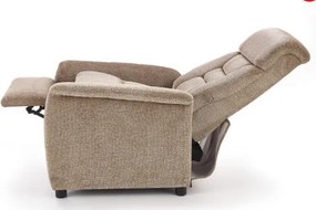 Rozkładany fotel wypoczynkowy z tkaniny Jordan