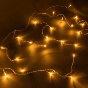 Nexos Świąteczny deszcz świetlny, 600 LED, 20 m, ciepła biel