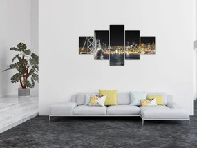 Obraz Brooklyn Bridges i Nowego Jorku (125x70 cm)