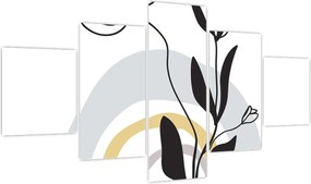 Obraz - Kwiaty w wazonie N⁰1 (125x70 cm)
