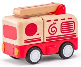 Woody Car strażak z dźwiękami i światłem, kołozamachowe