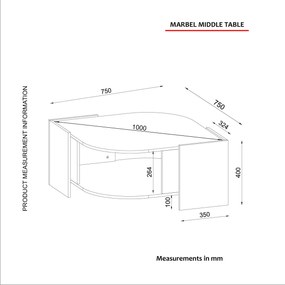Stolik kawowy Marbel