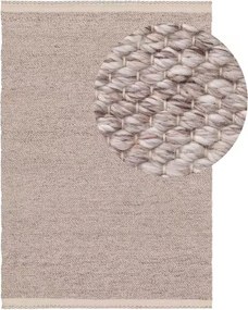 Ręcznie tkany beżowy dywan na taras Kiah