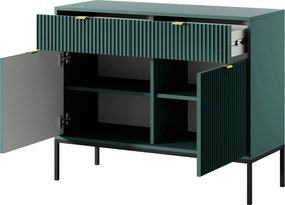 Komoda STELLARE 104 cm do Salonu Sypialni Odcienie zieleni
