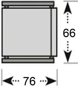 Doppler MANHATTAN - aluminiowe krzesło ogrodowe - Towar rozpakowany (N582)