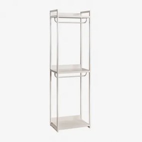 Otwarta Szafa Z Żelaza Velunis Gardenia Biel - Sklum