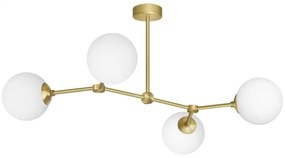 Złota mosiężna lampa do salonu GP-S4T