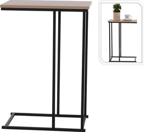 Industrialny stolik kawowy z naturalnego i czarnego MDF - Kolekcja H&S