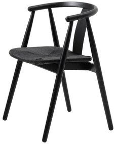 Czarne krzesło Relate – Unique Furniture