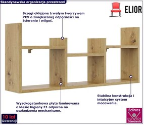 Nadstawka na biurko dąb artisan Z8-H16