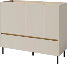 Komoda MURO 120 cm do Salonu Sypialni Odcienie beżu