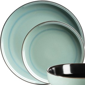 Mäser 10-częściowy zestaw jadalny ALENIA, zielony