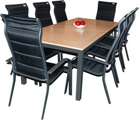 Doppler Pokrowiec ochronny na stół 220x100 cm + 6 krzeseł Miami