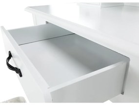 Ozdobny stolik ze stołkiem LINET NEW, biały