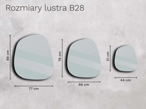 Lustro brązowe Base B28