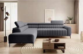 Narożnik GANDI 160 Lewostronny system włoski Salvador 15 Ciemny szary WERSAL