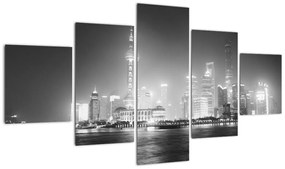 Obraz nowoczesnych drapaczy chmur (125x70 cm)