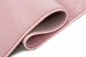 Różowy dywan ze śpiącym słoniem L8-W63