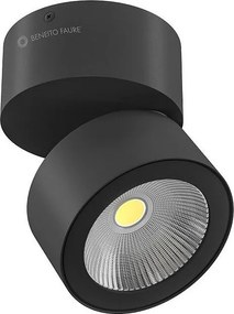 Kinkiet LED Concord Tricolore 14W, regulowany, okrągły, czarny