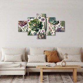 Obraz - Sukulenty (125x70 cm)