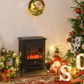 HOMCOM kominek elektryczny piec kominkowy efekt płomienia