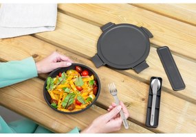 Sztućce podróżne ze stali nierdzewnej w kolorze srebra zestaw 3 szt. Make &amp; Take – Brabantia