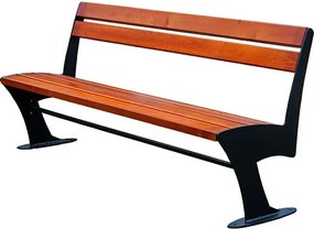 Stalowa ławka parkowa 180 cm F2-C55