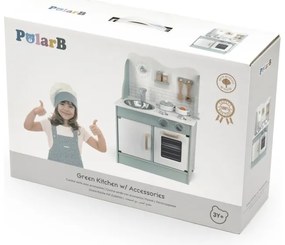 Viga polarb drewniana kuchnia z akcesoriami eco green