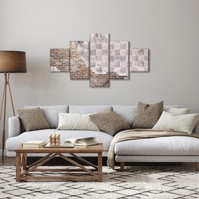 Obraz - Ceglana ściana (125x70 cm)