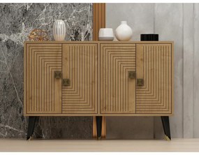 Szafka Ahart Sapphire Oak and Gold