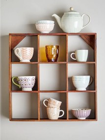 Wielopoziomowa półka z drewna z recyklingu w naturalnym kolorze 53 cm Tilo – Bloomingville