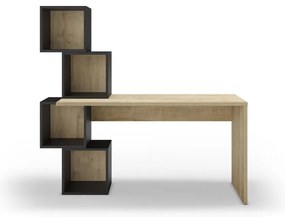 Biurko w dekorze dębu 60x154 cm Cubik – Marckeric
