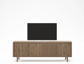 Szafka pod TV w dekorze dębu w naturalnym kolorze 180x60,5x35 cm Salma – Marckeric