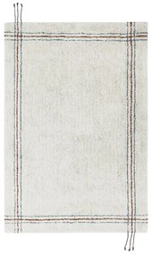 Kremowy bawełniany dywan tkany ręcznie odpowiedni do prania 90x130 cm Cuisine Natural – Lorena Canals