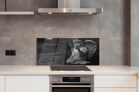 Szklany Panel Posążek Anioła