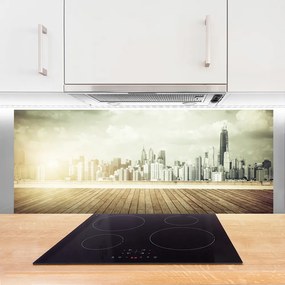 Panel Szklany Potęga Nowojorskich Drapaczy Chmur