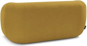 Żółta sofa z tkaniny szenilowej 160 cm Celine – Bobochic Paris