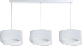 Biała skandynawska lampa wisząca nad stół - 5X S511 Z3-L24