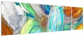 Obraz - Kolorowa abstrakcja (170x50 cm)