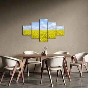 Obraz żółtego pola (125x70 cm)