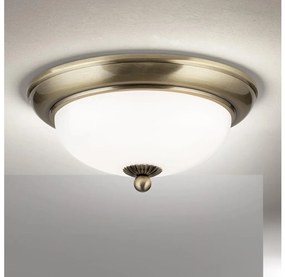 Orion - Oprawa sufitowa EMPIRA 2xE14/40W/230V śr. 26,5 cm brąz