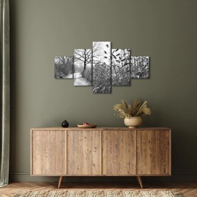 Obraz - Pola w zimie (125x70 cm)