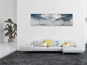Obraz wilków (170x50 cm)