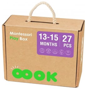 Tooky toy box pudełko xxl montessori edukacyjne 6w1 sensoryczne 13-15 mies